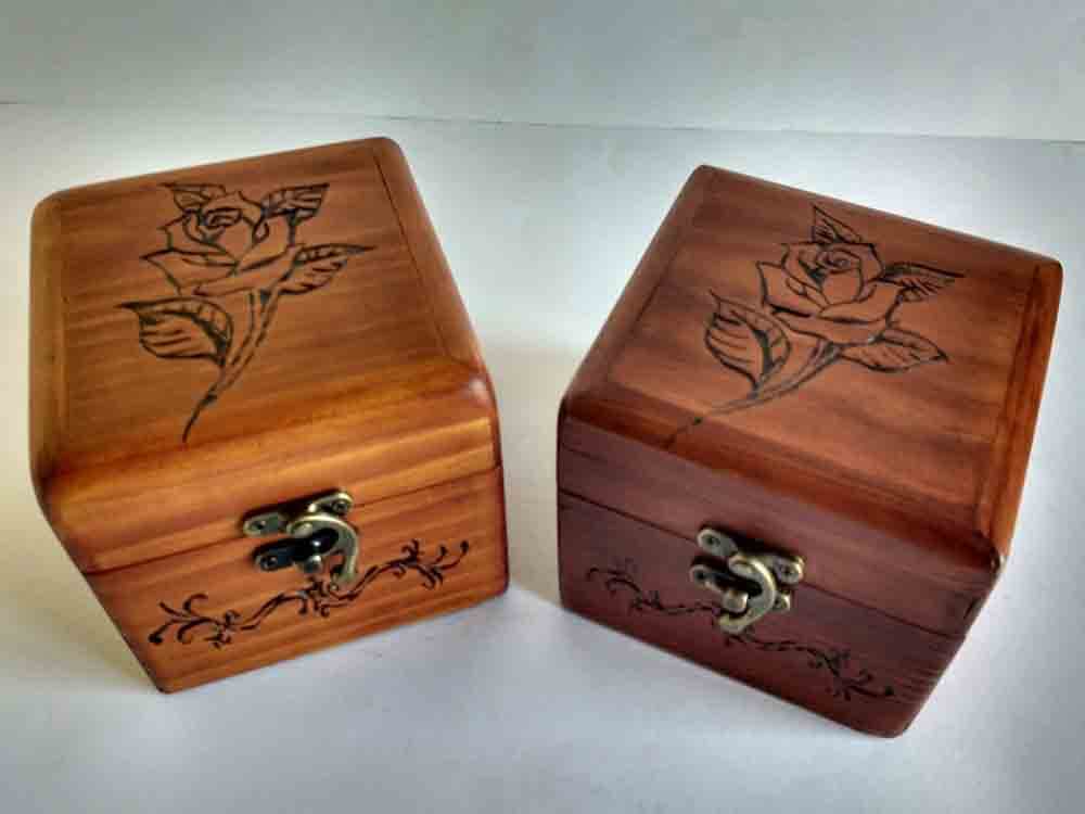 cajas de madera, decoracion, joyas